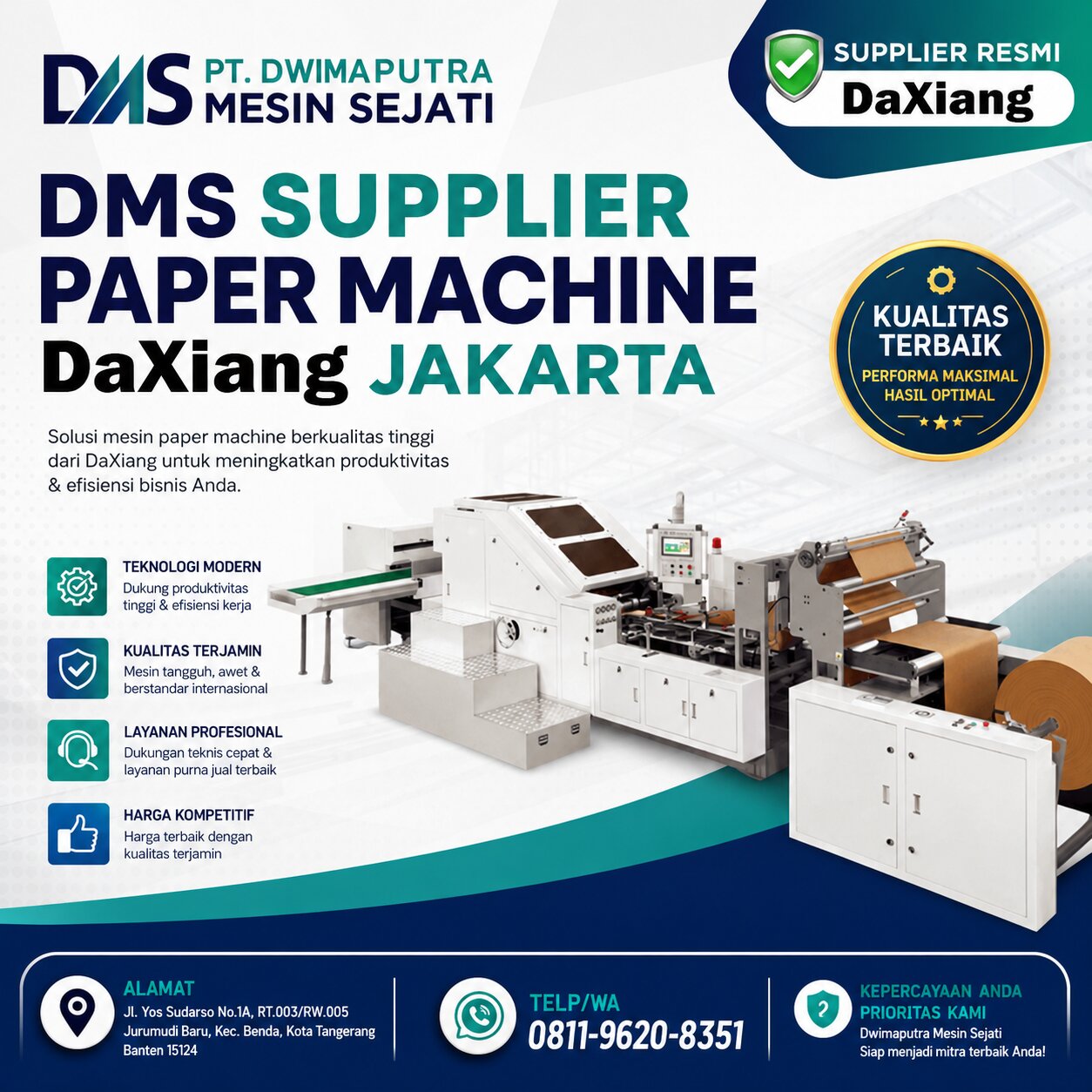 DMS Supplier Paper Machine