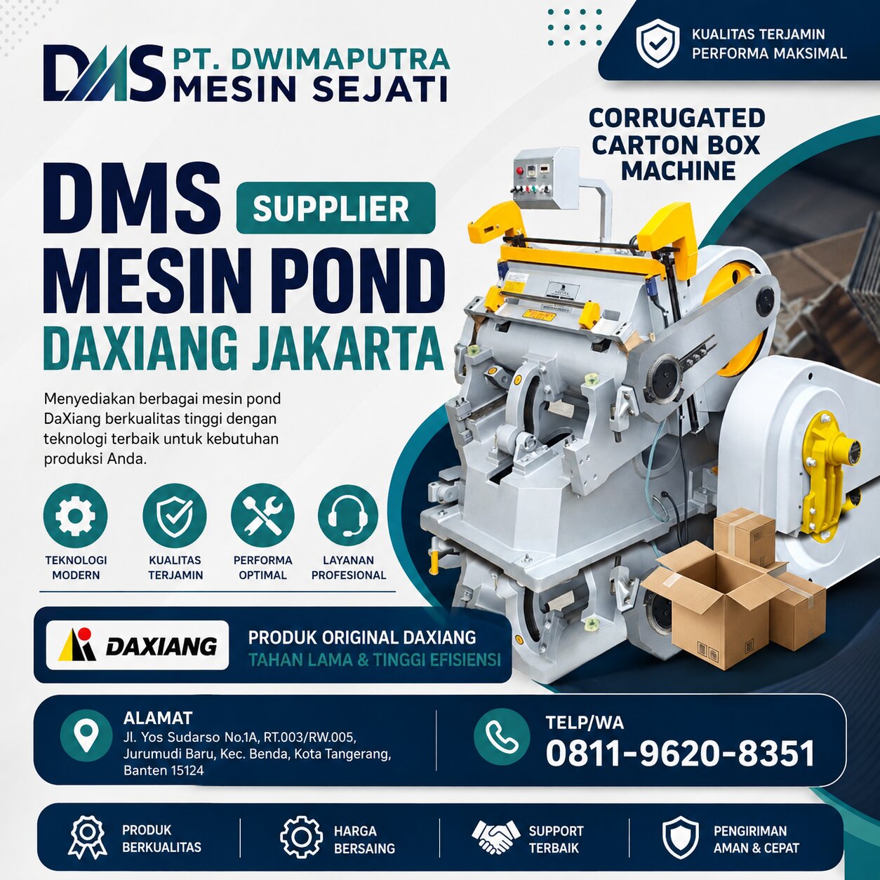 DMS Supplier Mesin Pond DaXiang