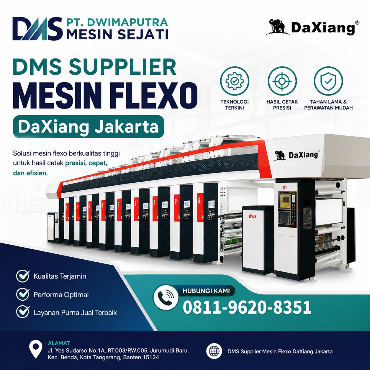 DMS Supplier Mesin Flexo DaXiang