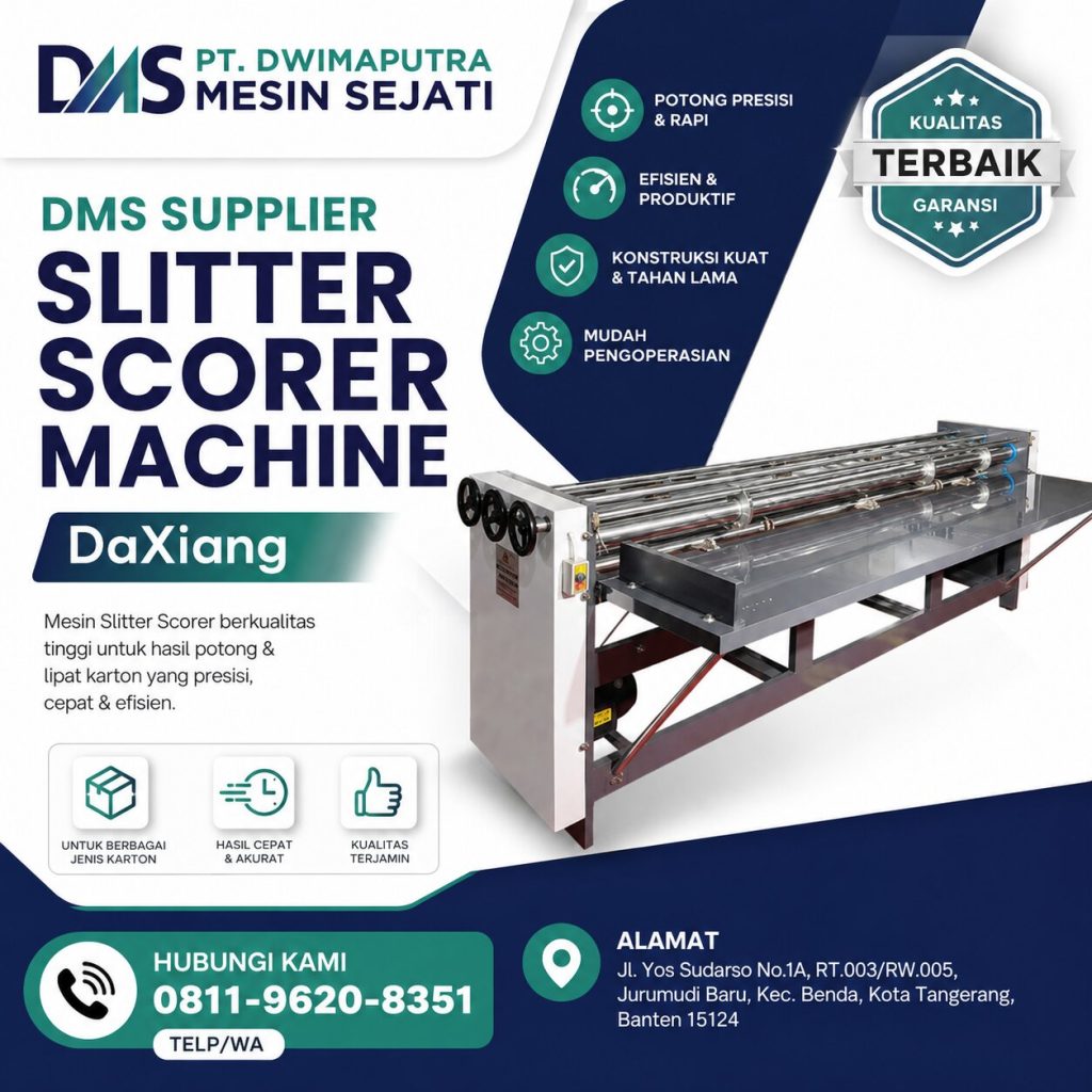 DMS Supplier Slitter Scorer Machine