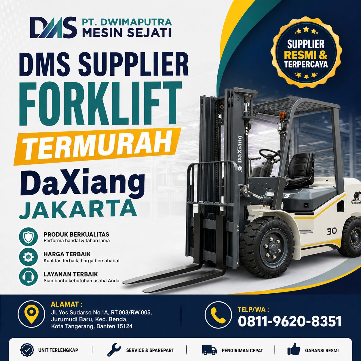 DMS Supplier Forklift Termurah