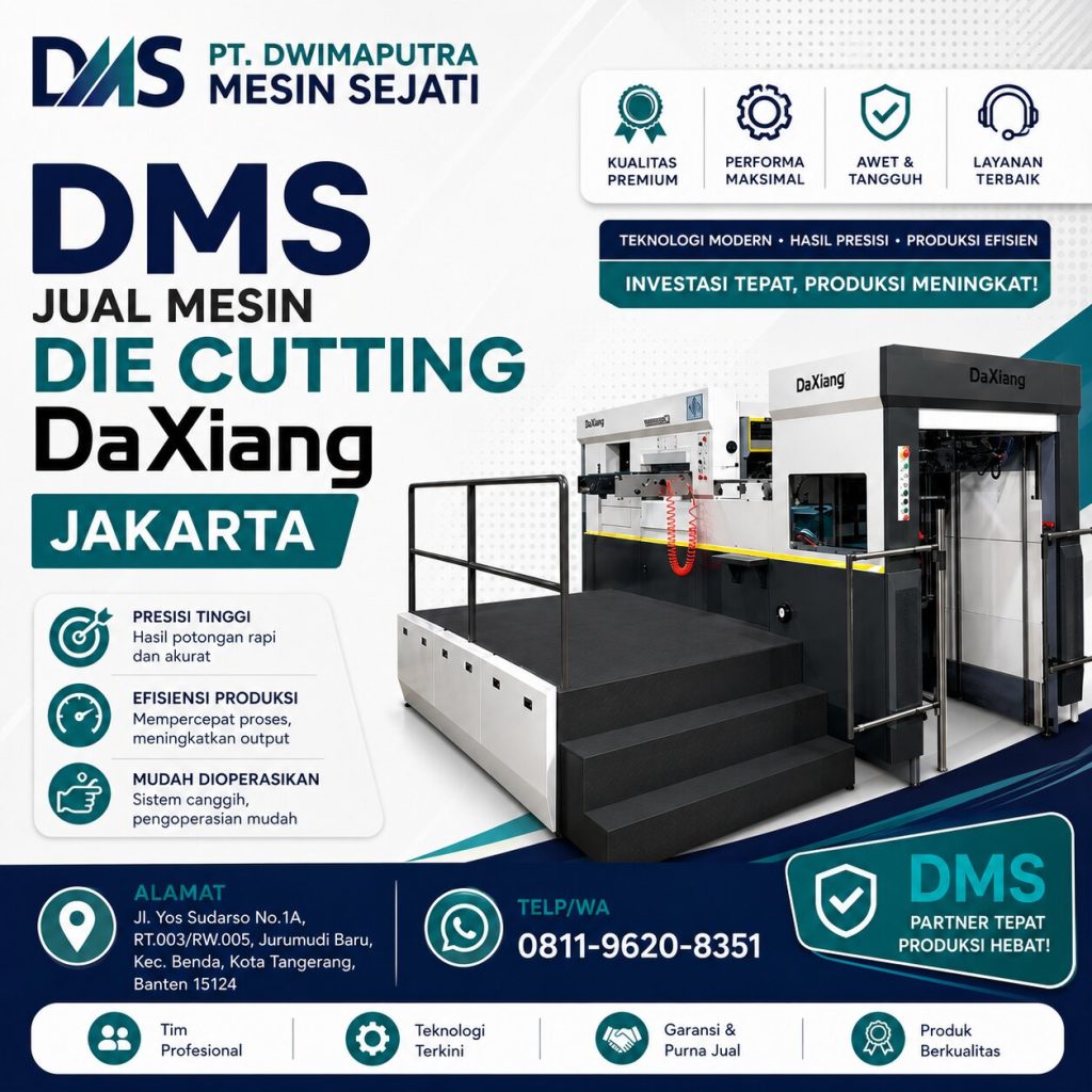 DMS Jual Mesin Die Cutting DaXiang