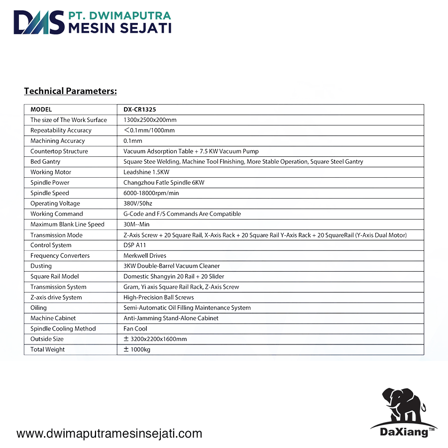 CNC ROUTER 1325 - Image 3